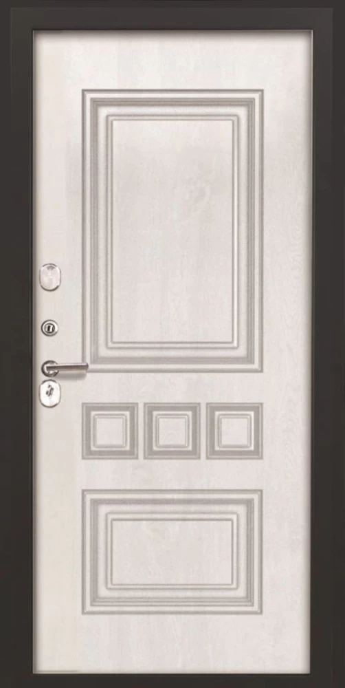 Входная дверь ДвериПРО L-45 фл-608 винорит white DPRO192153 внутренняя сторона