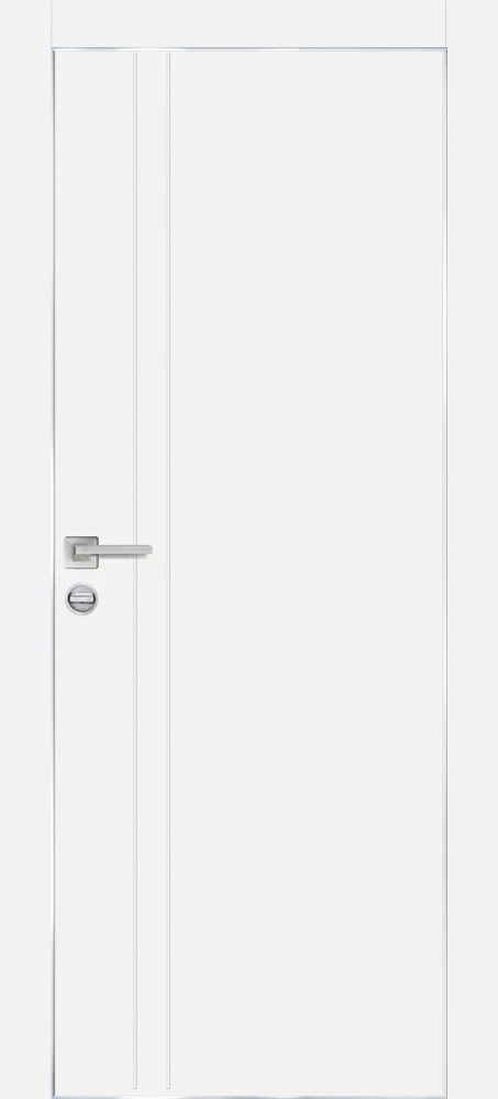 Фото Межкомнатная дверь PX-20  AL кромка с 4-х ст. Белый матовый