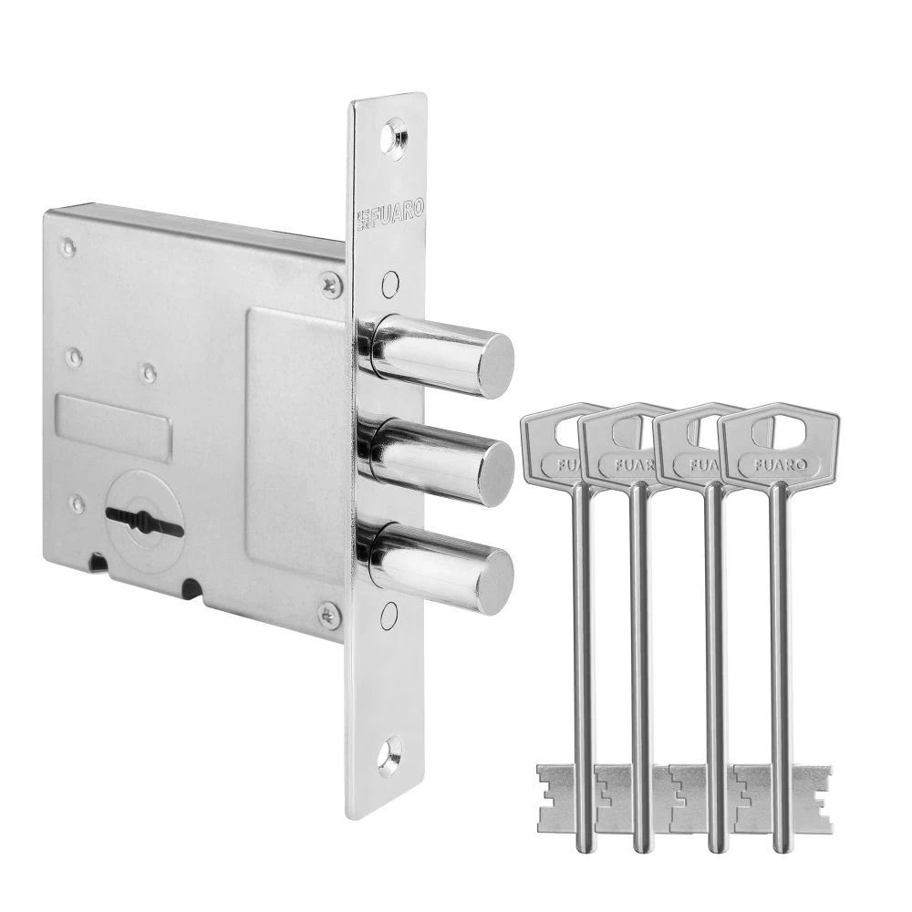 Фото Замок врезной сувальдный MDV812/S-60.00.3R14 4key