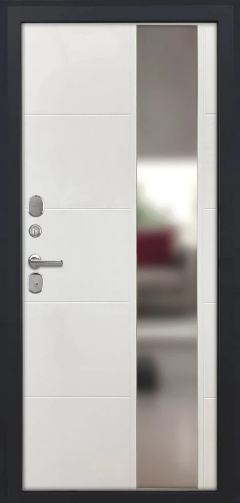 Входная дверь ДвериПРО Elfy ФЛЗ-649 капучино (зеркало) DPRO198137 внутренняя сторона