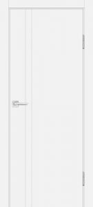 Межкомнатная дверь P-20 AL  молдинг Белый матовый