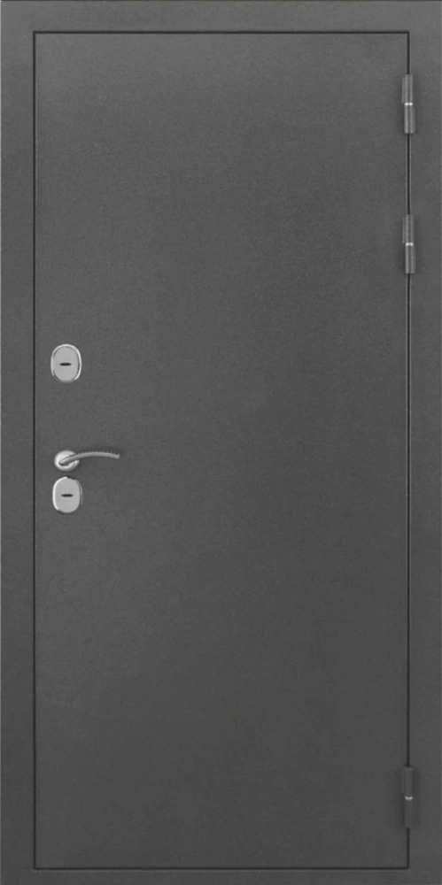 Входная дверь ДвериПРО L-Термо серебро ФЛ-707 (10мм, белый софт) DPRO198056 внешняя сторона